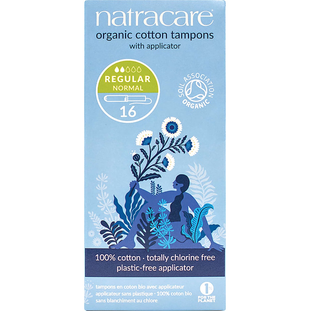 NATRACARE Tampons (Applicator) Regular x16