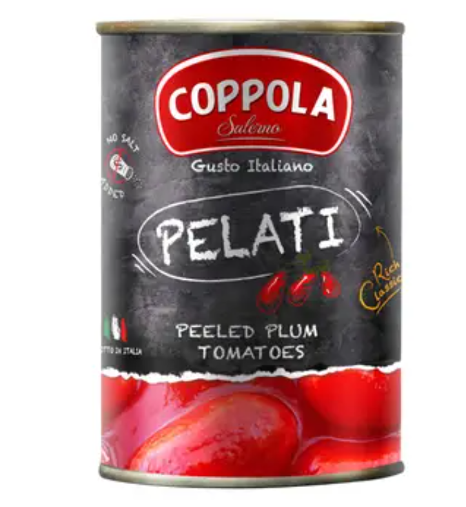 Coppola Peeled Plum Tomatoes 400g