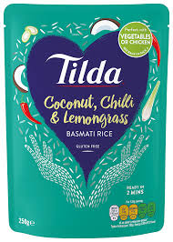 Tilda Steamed Coconut Chilli & Lemongrass Rice  250g