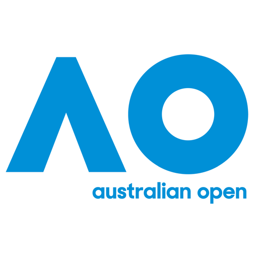 Australian Open - Kids Hoodie - AO Icon Logo - Ruby - RRP $59.99