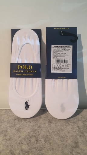 Polo Ralph Lauren - Non-Slip Heel Socks - Pk3 