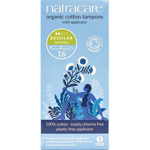NATRACARE Tampons (Applicator) Regular x16