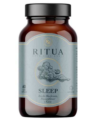 RITUA SLEEP Reishi Mushroom Passionflower Kava 60 Caps