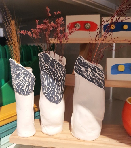 [Or individual for $20 each] Handmade Sculpture Set of 3 (decorative) by Vanessa Bliss