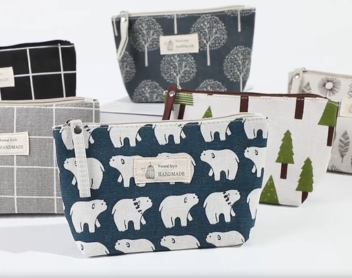 Toiletry Bag - Handmade - Lined