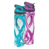 Zen Active Straw Glass Bottle 590ml 